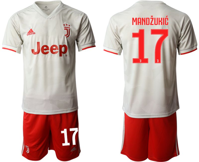 Men 2019-2020 club Juventus FC hoaway #17 white Soccer Jerseys